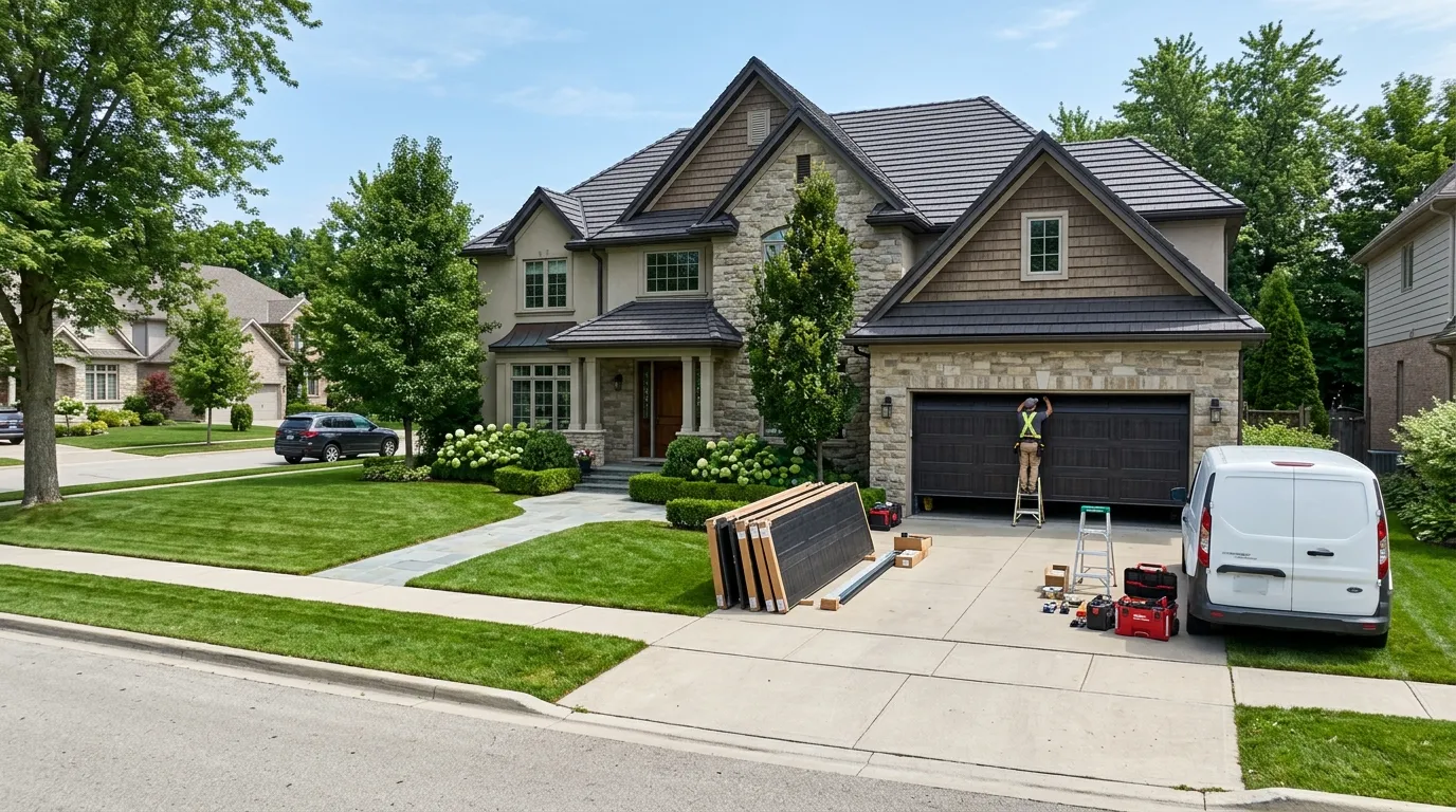 Garage door work by Canton Garage Door Pros in Canton, MI