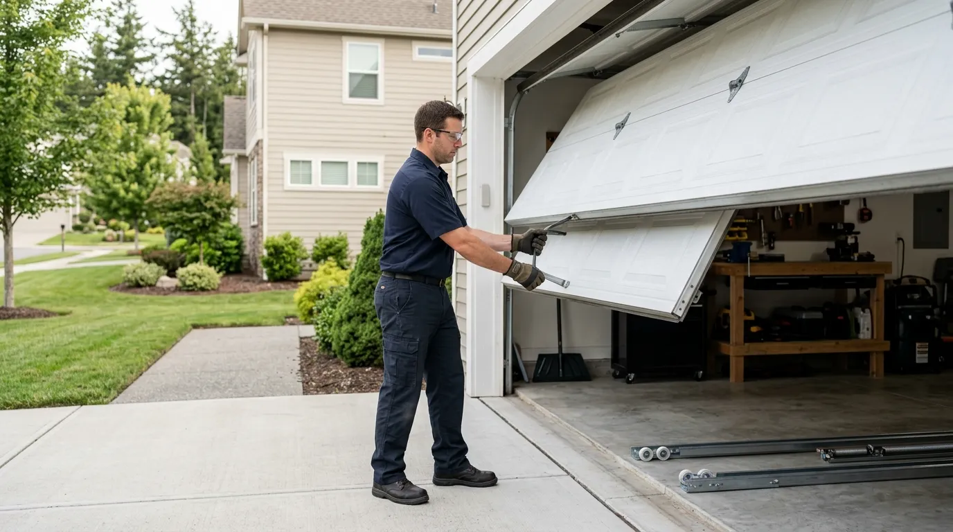 Garage door work by Canton Garage Door Pros in Canton, MI