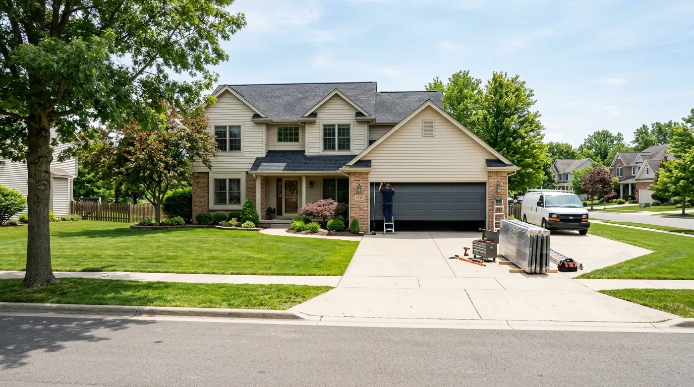 Garage door work by Canton Garage Door Pros in Canton, MI