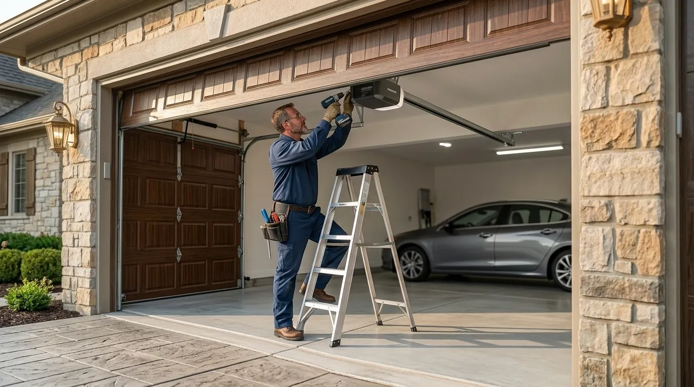 What a Technician Checks First on a Canton Garage Door